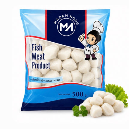Blæksprutte boller 500g