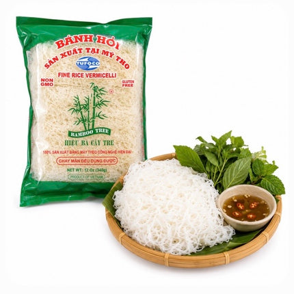 Bamboo Tree Risnudler (Banh Hoi La Dua) 340g