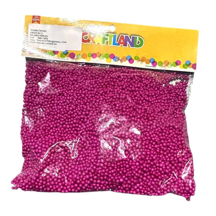 2 pakke mini farvede polystyrenskumkugler