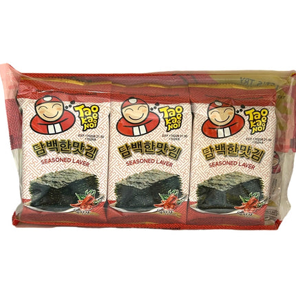 Seaweed With Spiced Flavour 3x4g