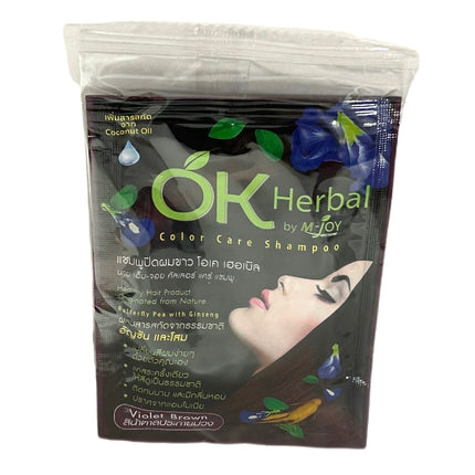 OK Herbal Color Care Shampoo - Violet Brown