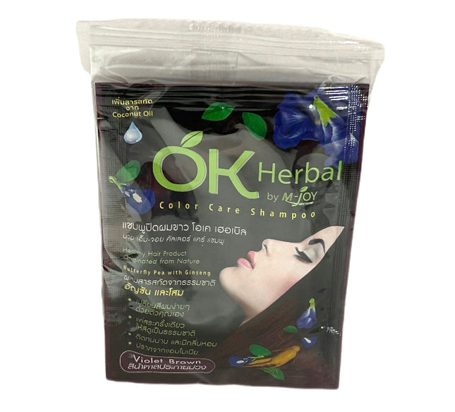 OK Herbal Color Care Shampoo - Violet Brown