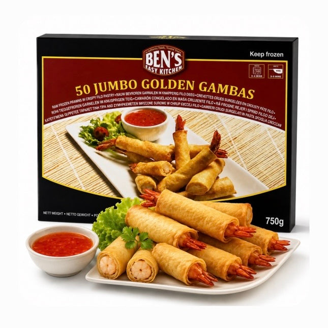 Jumbo Golden Gambas 50 stk. 750g