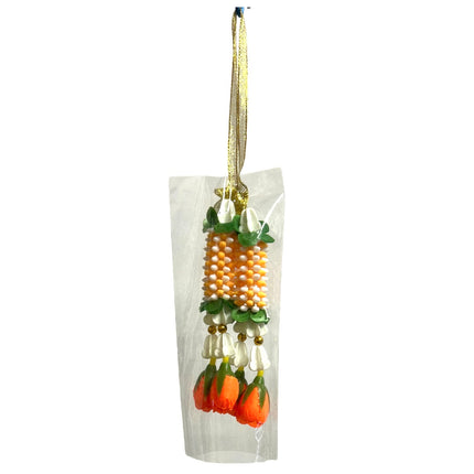 Orange Thai Rose Jasmine Garland 4x13cm