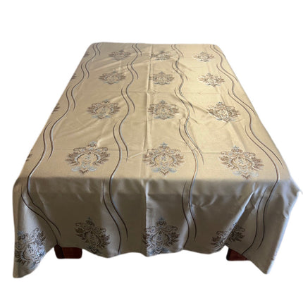 Sengetæppe Beige Med Mønster 1860x2700 mm