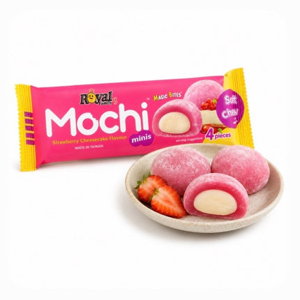 Mochi Mini Royal Family Jordbær Cheesecake 40g