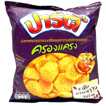 Sød Kartoffelchips Med Karamel