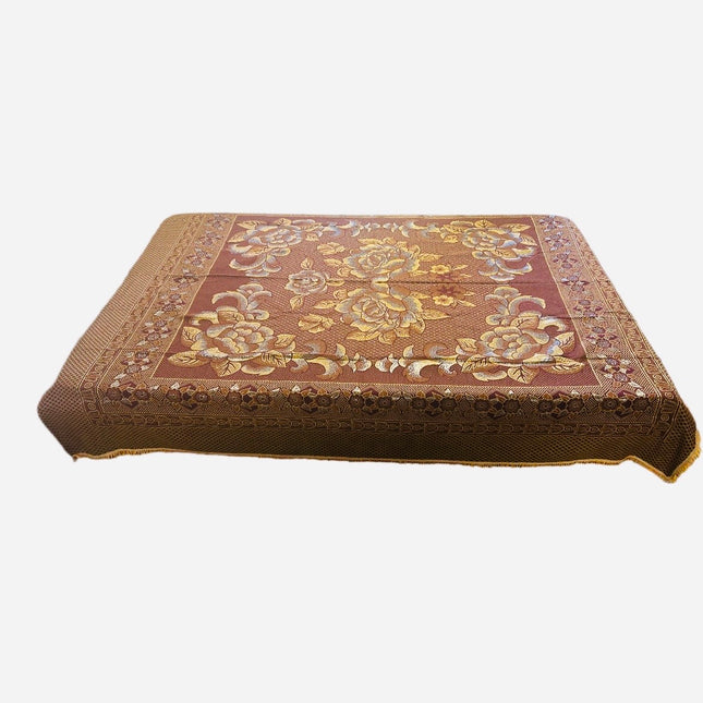 Sengetæppe Brun-Guld 1780x2100 mm