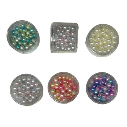 Deko Perler 100 stk 4-5mm Sælges assorteret