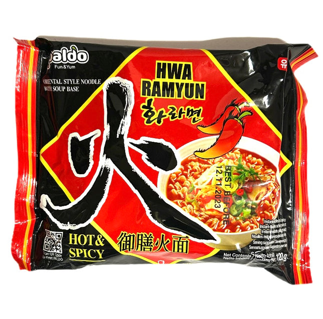 HWA Ramyun Nudler HOT & SPICY 120g