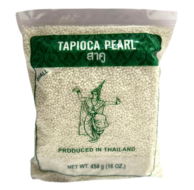 Tapioca Pearl Small 454g Hvide