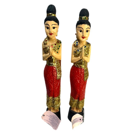 Rød Sawasdee Træfigur