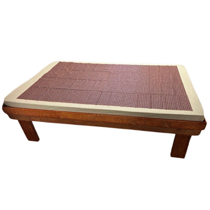 Top Lagen Blomster Blå/Orange 1075 x 1765 mm