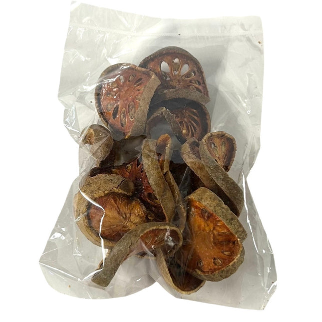 Tør Stenfrugt 100g (Tørret Bael Frugt, Wood Apple)