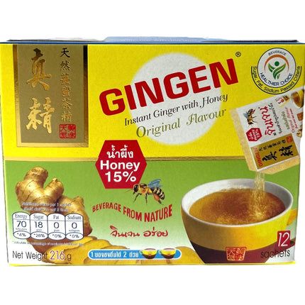 Ingefær med Honning 216g