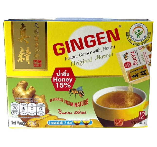 Ingefær med Honning 216g