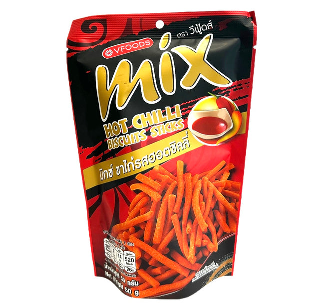 Hot Chili Biscuits Sticks 50g