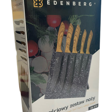 Edenberg 6-delt knivsæt EB-970
