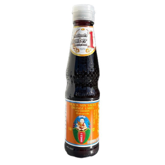 Healthy Boy: Mørk Soja Sauce 410g (300ml) Orange Etiket