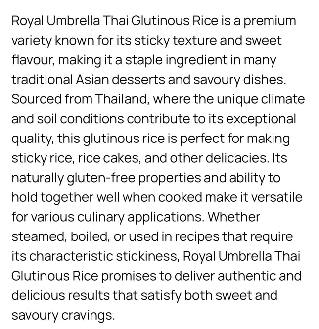 Royal Umbrella Thai Klisterris 5 kg