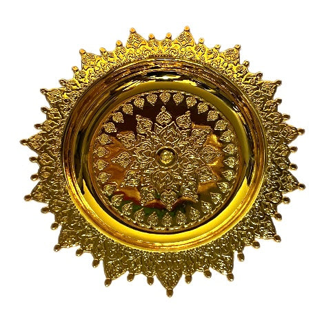 Opsats ø 16 cm - Guldfarvet