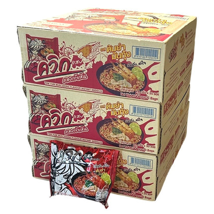 Storkøb 3 kasser Quick Tom Yum & Mungoong Smag 60g 90 stk.