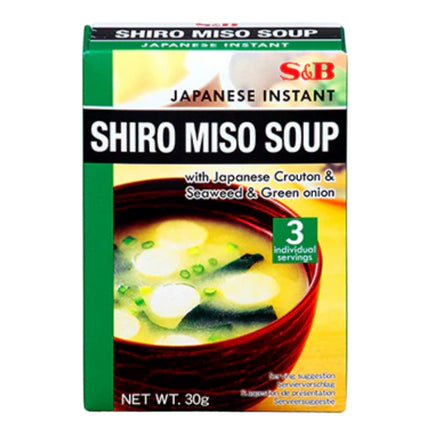 Japansk Shiro Miso Suppe med Crouton & Tang