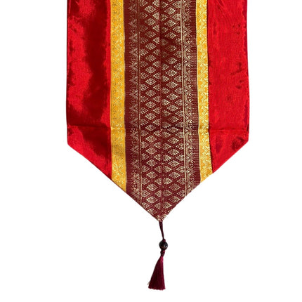 Thai Sengeløber Rød/Gul 330x1920 mm