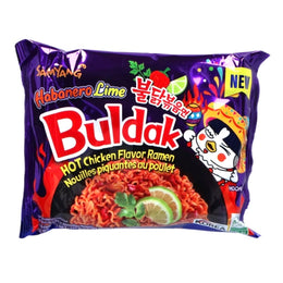 Buldak Habonero Lime Stærk Kylling Ramen Nudler 135g