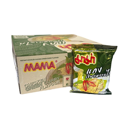 MAMA Instant Nudler Grøn Karry 30x55g Storkøb