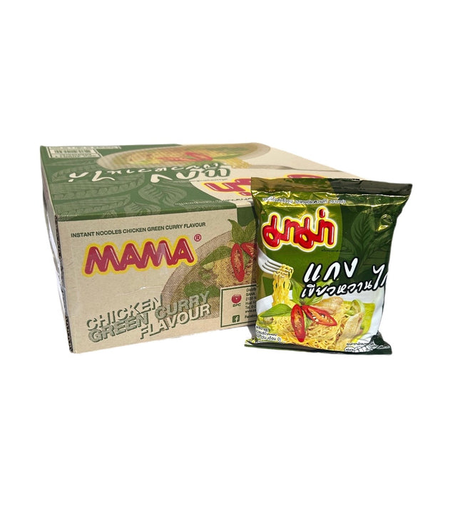 MAMA Instant Nudler Grøn Karry 30x55g Storkøb