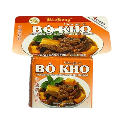 Bao Long Vien Gia Vi Bo Kho Stewed Beef Seasoning 75gr. (4×18,75gr.)