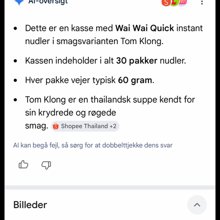 MAMA Tom Yum Hakket Grisekød Smag 90x60g