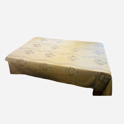 Sengetæppe Beige Med Mønster 1860x2700 mm