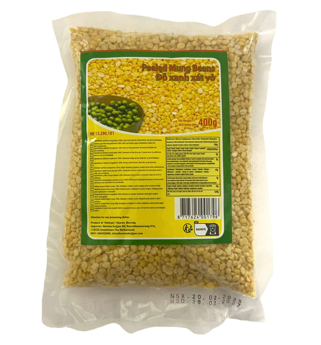 Pillede Mung Bønner 400g