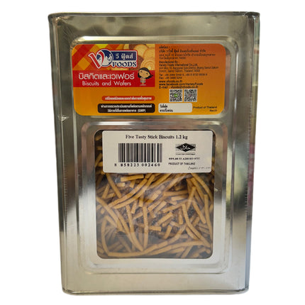 Tasty Stick Biscuits 1200g Metal Dåse