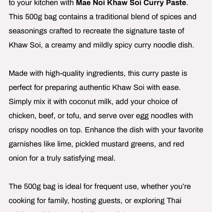 Khaw Soi Karry Pasta