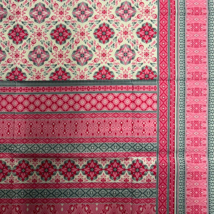 Top Lagen Pink/Grå 1075 x 1980 mm