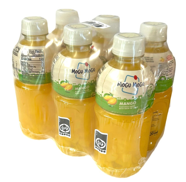Mogu Mogu Mango Flavored Drink with Nata de Coco