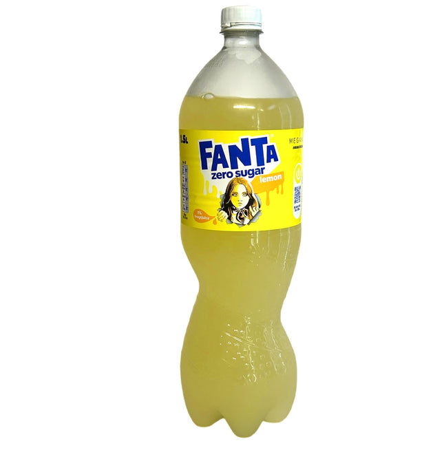 Fanta Lemon Nul Sukker 1,5 Liter