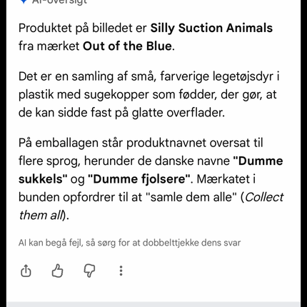 Silly Suction Animals Out of the Blue.