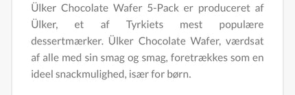Ülker Chokolade Vafler 18