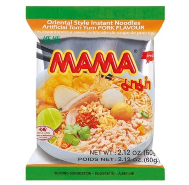 Tom Yum Instant Nudler Med Svinekødssmag