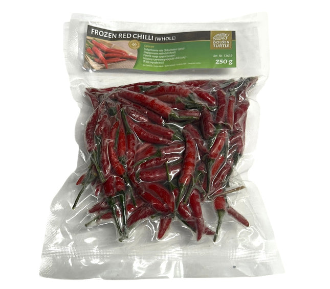 Frosen Rød Chili Hel 250g