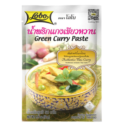 Grøn Karry Pasta 50g