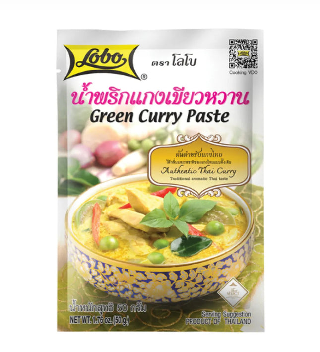 Grøn Karry Pasta 50g