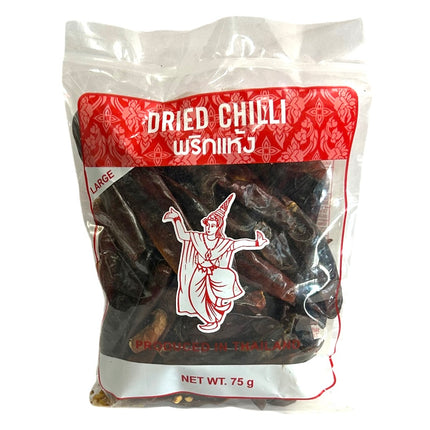 Tørret Chili uden Frø 100g