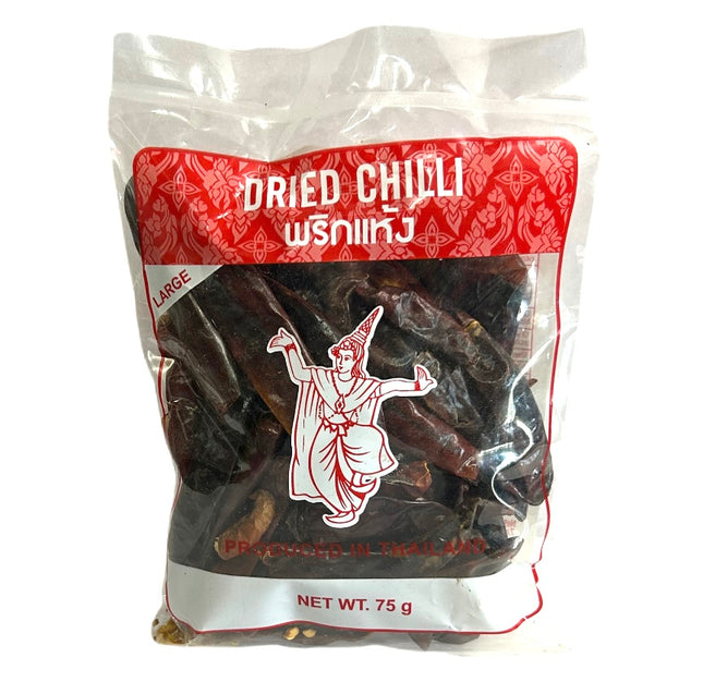 Tørret Chili uden Frø 100g