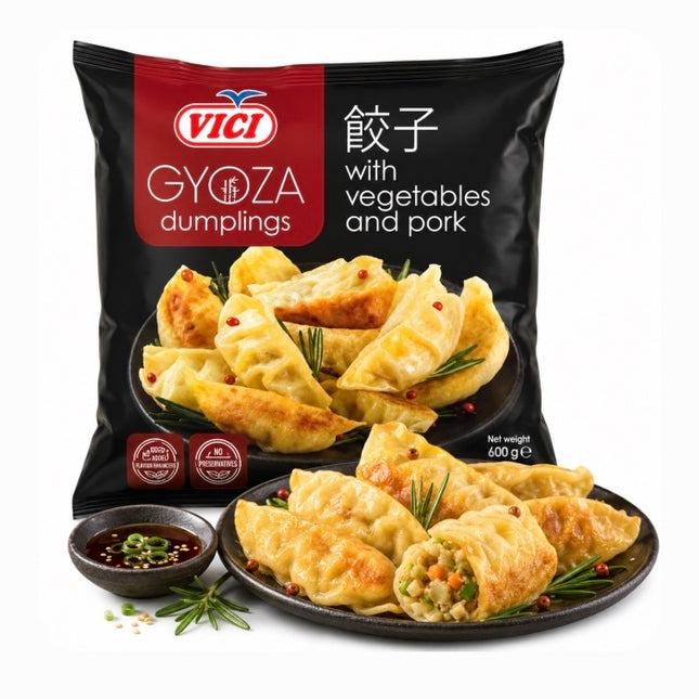 Gyoza Med Svinekød Og Grøntsager