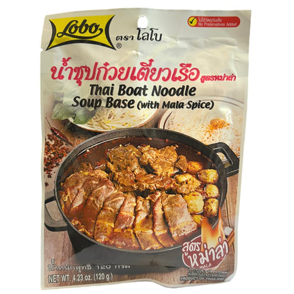 Thai Båd Nudelsuppe Mala Krydret